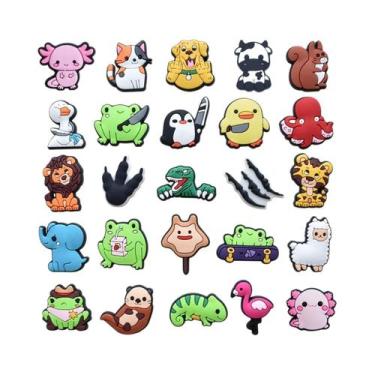 Imagem de Charms De PVC Para Calçados De Crianças Com Animais Fofos Como Pato, G