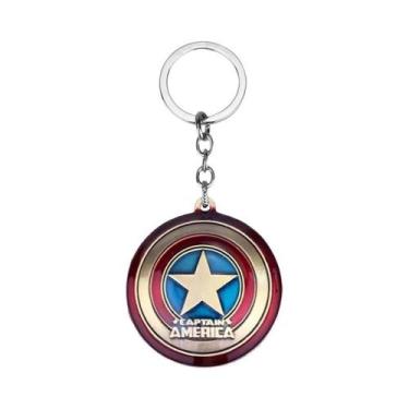 Imagem de Chaveiro Escudo Do Capitão América, Abridor De Garrafas Dos Vingadores