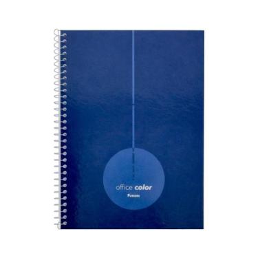 Imagem de Caderno Universitario 1M Office Color Azul Escuro Foroni