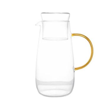 Imagem de Jarra Wolff Fun de Vidro Borossilicato com Alça Âmbar 1,3L