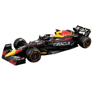 Imagem de F-1 Red Bull Rb19 2023 Com piloto Max Verstappen Burago 1/18, Azul