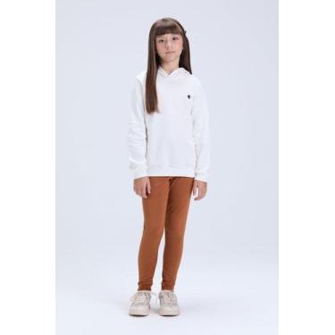 Imagem de Conjunto Infantil Feminino de Inverno Moletom com Capuz e Pingente - V