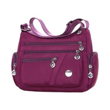 Imagem de Bolsa De Ombro Transversal Feminina De Grande Capacidade Em Nylon Impe