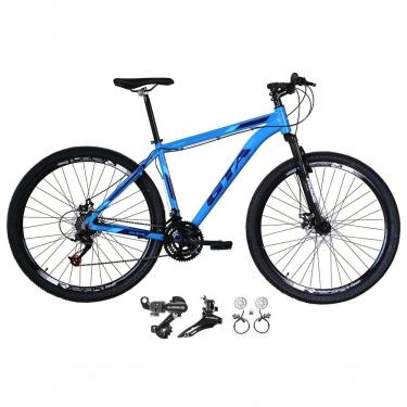 Imagem de Bicicleta Aro 29 Gta Start 21v Shimano Alumínio Freio Hidráulico Garfo Suspensão - Azul Tam.21