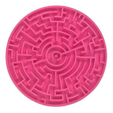 Imagem de Tapete de Lamber Para Cães Pet Games Labirinto G Rosa