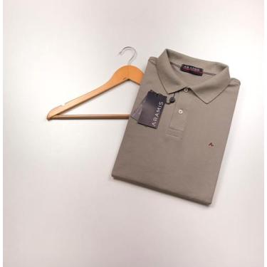 Imagem de Camisa Polo Aramis Masculino Piquet Basic, Bege, P
