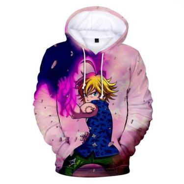 Imagem de Pulôver de anime com estampa 3D Stevens Deadly's Sins, sola longa - Ta