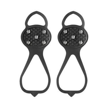 Imagem de Cobre-sapatos Antiderrapantes De Inverno Com Cravos E Correntes Para C