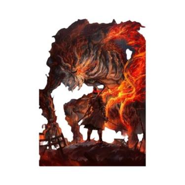 Imagem de Pôster De Jogo Sekiro Shadows Die Twice Em Lona Para Decoração De Sala