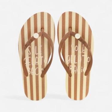 Imagem de Chinelo De Dedo Brizza Listrado Easy Bacio Di Latte Marrom-Feminino