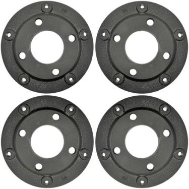 Imagem de 04 Pçs Adaptador Roda Gol 4x100mm P/ 5x205mm Fusca Spf - DHSC