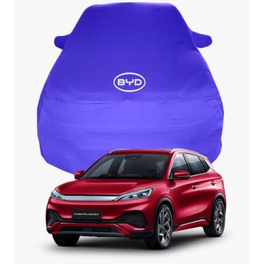 Imagem de Capa de Carro BYD Yuan Plus Tecido  Lycra Premium - Cadilhe Capas, Azu