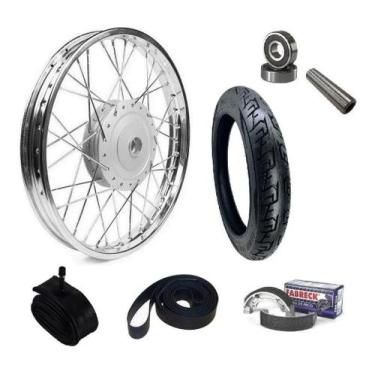 Imagem de Roda Dianteira Completa Pop 100 Pop 110 4mm Montada - Tork