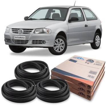 Imagem de Kit Borracha 2 Portas E Porta Malas Guarnição Gol G2 G3 G4 - New Kar