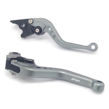 Imagem de Manete Esportivo Reforçado Ninja 250r 300r 40r0 Z300 Z400 Gravado a La