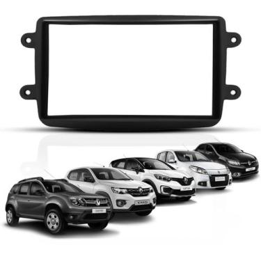 Imagem de Moldura Central Painel 2 Din  Renault Duster Sandero Dvd 2 Din Multimi