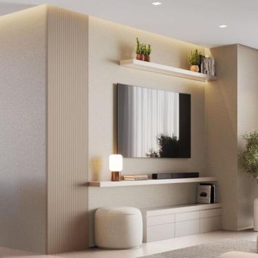 Imagem de Painel Ripado Toronto 2,50x0,58x3,3mm(1,45)m² Ecorevest