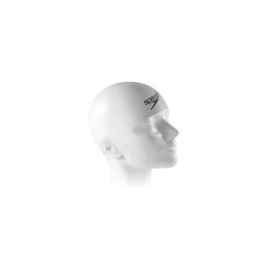 Imagem de Touca Speedo Silicone Lisa, Branco, UNICO