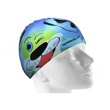 Imagem de Touca Speedo Dog Cap, Azl, Pto, Bco, UNICO