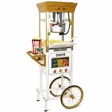Imagem de Carrinho De Pipoca Nostalgia Retrô 220v Com Dispenser Doces