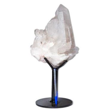 Imagem de Drusa Quartzo Cristal Pedra Natural 7,3Kg 20cm Classe B - CristaisdeCu