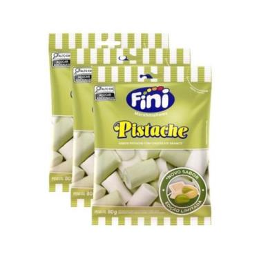 Imagem de Kit 3 Marshmallows Fini Pistache Sabor Pistache com Chocolate Branco 8