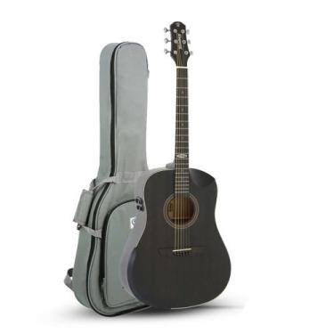 Imagem de Violão strinberg sd301hcr galaxy tos folk fosco, Preto