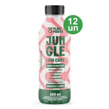 Imagem de Bebida Jungle Morango e Limão Low Carb 500ml 12 unid