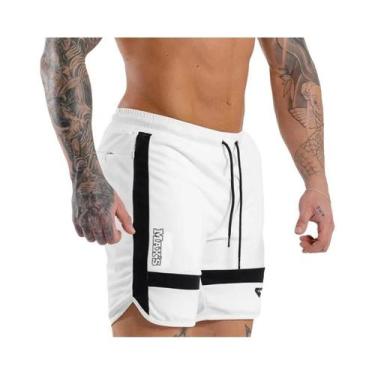 Imagem de Shorts De Treino Masculinos Em Malha Respirável Para Corrida E Academi