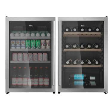 Imagem de Kit EOS Beer & Wine: Cervejeira Bierhaus 115L Frost Free ECE130 110V +