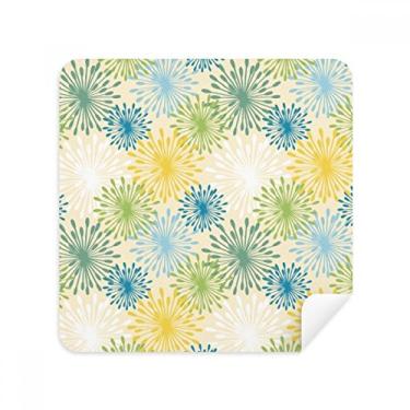 Imagem de Flower Plant Color Dente-de-leão óculos pano limpador de tela tecido camurça pacote com 2