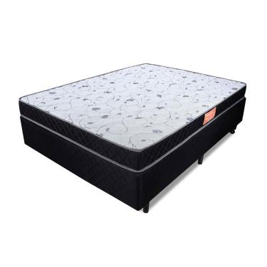 Imagem de Conjunto Colchão Casal Espuma D33 Anti Alérgico + Box BF Colchões 138x188x54cm 