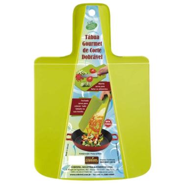 Imagem de Tábua Gourmet De Corte Dobrável - Verde 34cm x 22cm