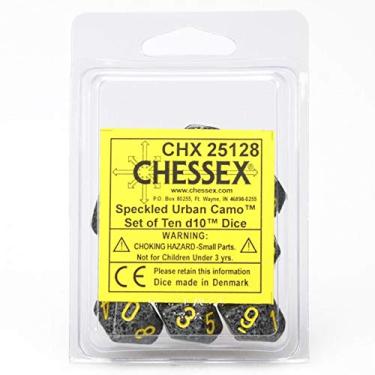 Imagem de Chessex Manufacturing 25128 Urban Camo Speckled - Dez Lados Die D10