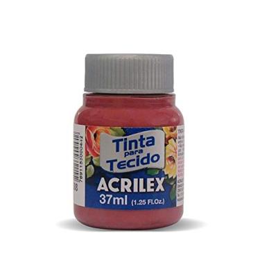 Imagem de Tinta Para Tecido 37ml Fosca - 588 Vermelho Queimado Acrilex