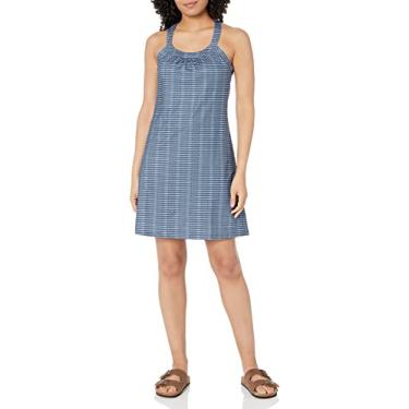 Imagem de prAna Vestido feminino cantina, Vime azul cinza, G