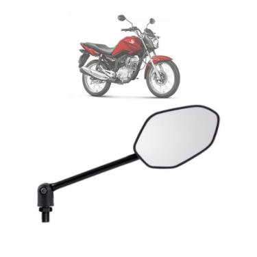 Imagem de Par de Retrovisores GVS Mini Preto Honda CG150/ CG160/ CG125