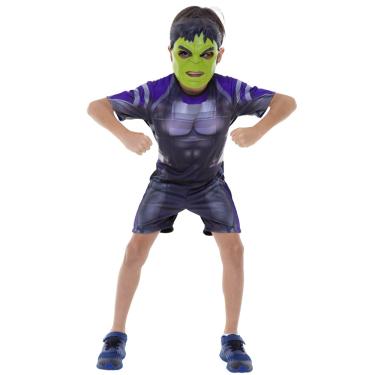 Imagem de Fantasia Infantil Hulk Ultimato Curta com Máscara