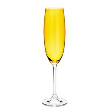 Imagem de CJ 6 TAÇAS CRISTAL ECOLÓGICO P/CHAMPANHE GASTRO/COLIBRI TOPÁZIO 220ml