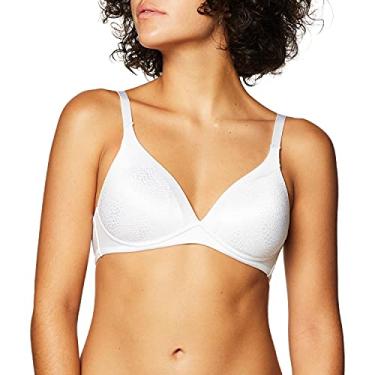 Imagem de Warner's Sutiã feminino Blissful Benefits para levantar as costas sem aro, Branco, 36C