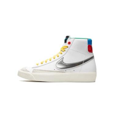 Imagem de Nike Blazer Mid '77 Big Kids Style : DQ7773-100-7 Y US White/Metallic Silver