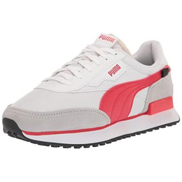 Imagem de PUMA Women's Future Rider Play On Sneaker, White-High Risk Red, 11