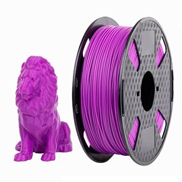 Imagem de PLA MAX PLA + Filamento PLA roxo 1,75 mm Filamento para impressora 3D 1 kg, carretel 1 kg, material de impressão 3D mais forte do que o filamento normal PLA Pro Plus CC3D PLA MAX cor roxa
