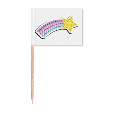 Imagem de Universo e alienígena Meteoro, bandeiras de palito, marcador para decoração de festa