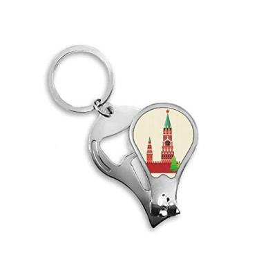 Imagem de Rússia Illustration National Symbol Landmark cortador de unhas abridor chaveiro tesoura