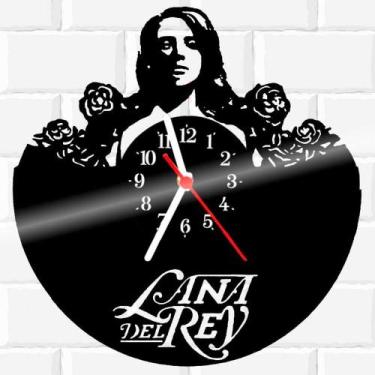 Imagem de Relógio De Vinil Disco Lp Parede  Lana Del Rey Musica - Rb Criações