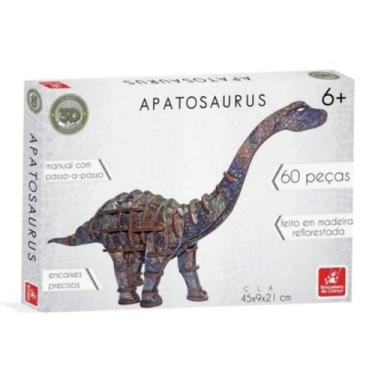 Imagem de Quebra Cabeça Planet Adventure Apatosaurus 3D - Brincadeira De Criança