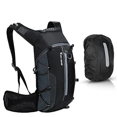 Imagem de Mochila de hidratação para bicicleta, mochila de bicicleta com bexiga de água de 2,5 l, mochila de esqui leve pequena de 10 litros para homens e mulheres, mochilas de MTB para ciclismo, caminhada, corrida, esqui