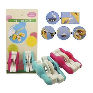 Imagem de Genérico Kit de Pompom Faz Mini Pompom 2 Tamanhos - Chaveiro