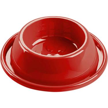 Imagem de Comedouro Plástico Antiformiga Vermelho - Tam. P